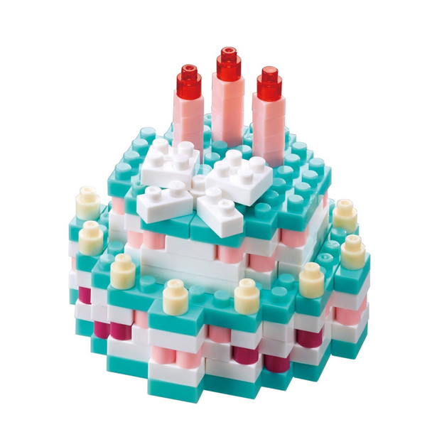 Nanoblock Collection Series Foods Birthday Cake Building Block Figure