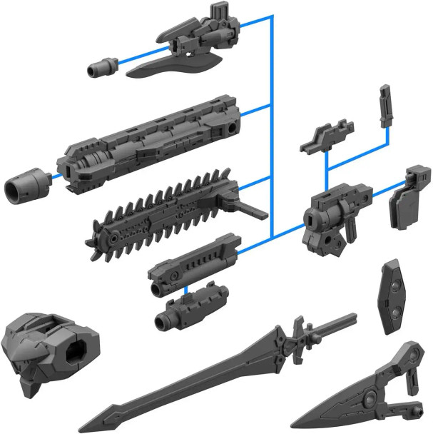 Bandai 30 Minute Missions #W-07 Option Weapon 1 for Rabiot 1/144 Scale Upgrade Kit