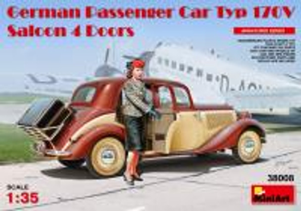 MiniArt 1/35 Scale German Passenger Car Typ 170V Saloon 4 Doors Model Kit