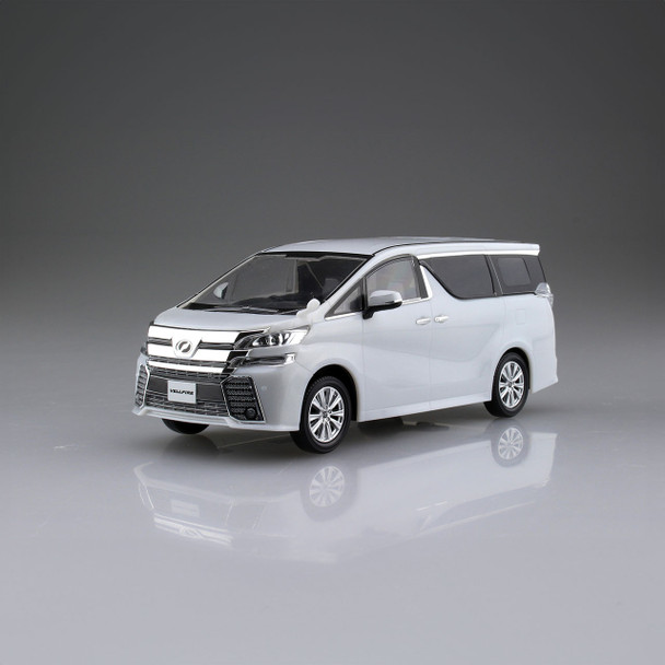 Aoshima 1/32 Scale Snap Kit #04-A Toyota Vellfire White Pearl Crystal Shine Model Kit