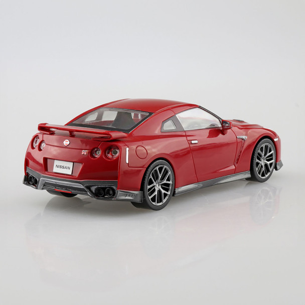 Aoshima 1/32 Scale Snap Kit #07-E Nissan GT-R Vibrant Red Model Kit