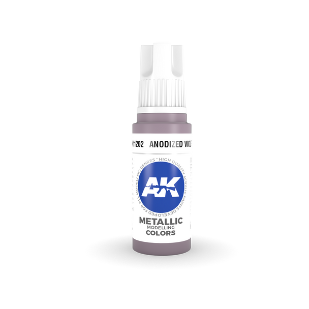 AK Interactive 3G Acrylics - Metallic - Anodized Violet 17ml
