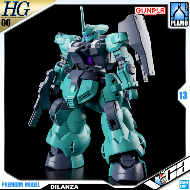 Bandai Gundam The Witch from Mercury HG #05 Dilanza General Type/ Lauda Special Machine 1/144 Scale Model Kit