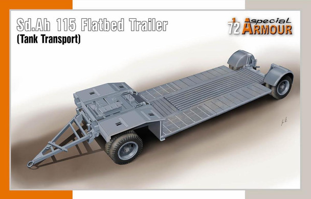 Special Armour 1/72 Scale Sd.Ah.115 Flatbed Trailer Tank Transport Model Kit