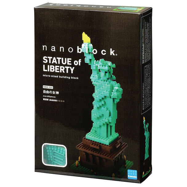 Nanoblock Sights to See Series World Famous Buildings Statue of Liberty Building Block Figure