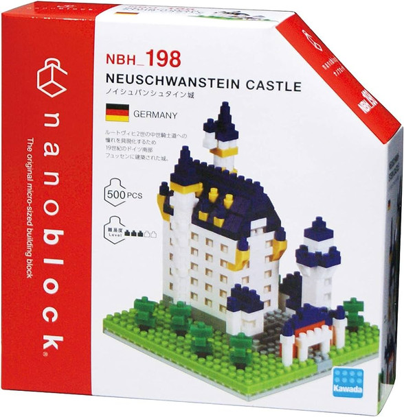Nanoblock Sights to See Series World Famous Buildings Neuschwanstein Castle Building Block Figure