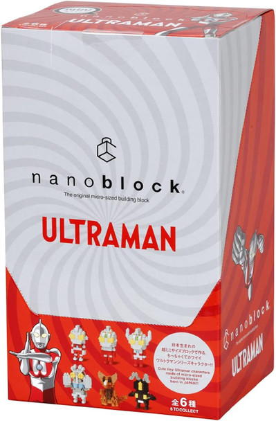 Nanoblock Mininano Series Ultraman Vol. 1 Blind Box of 6 Building Block Figure