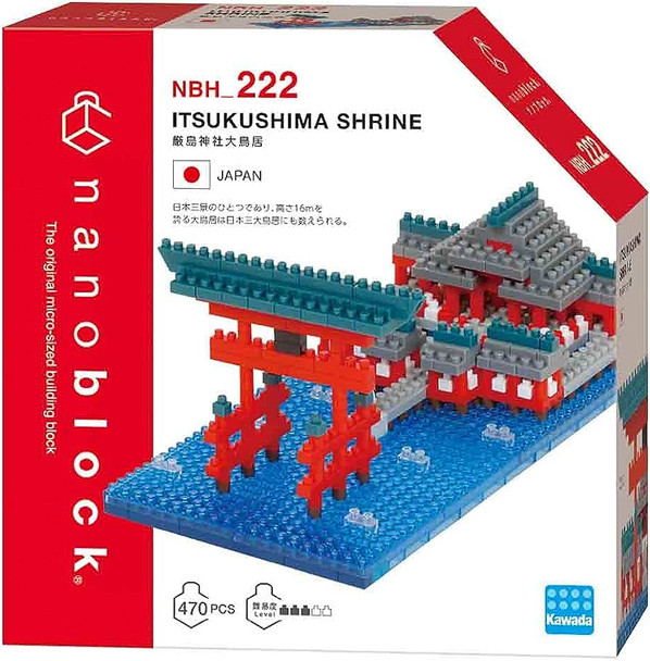 Nanoblock Sights to See Series World Famous Buildings Itsukushima Shrine Building Block Figure