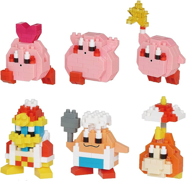 Nanoblock Mininano Series Kirby Assortment Vol. 2 Blind Box of 6 Building Block Figure