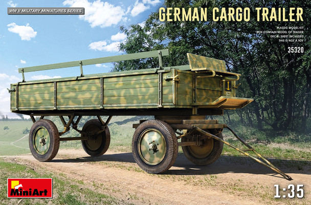 MiniArt 1/35 Scale German Cargo Trailer Model Kit