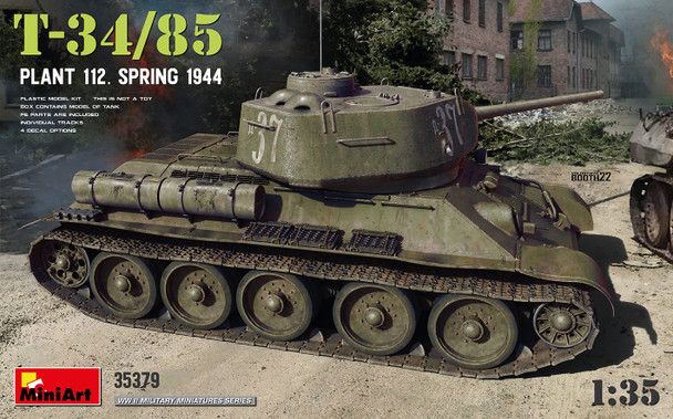 MiniArt 1/35 Scale T-34-85 Plant 112 Spring 1944 Model Kit