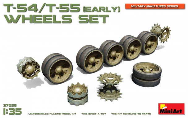 MiniArt 1/35 Scale T-54/T-55 Early Wheel Set Upgrade Kit