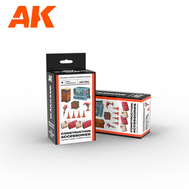 AK Interactive Wargame Scenography Set - Construction Accessories