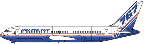 Hasegawa 1/20 Scale Boeing B767-200 Demonstrator Model Kit