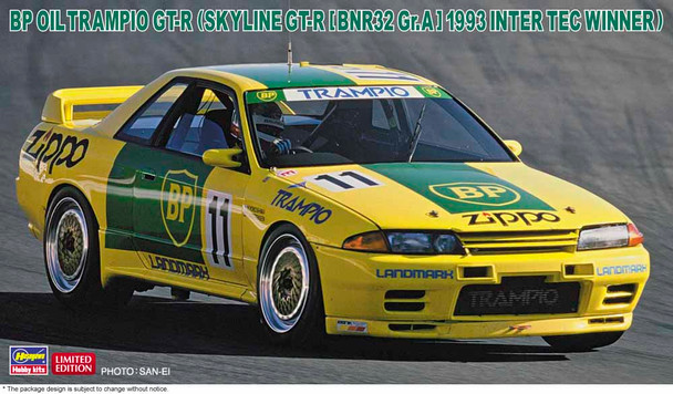 Hasegawa 1/24 Scale BP Oil Trampio GT-R Skyline GT-R (BNR32 Gr.A) 1993 Inter Tec Winner Model Kit