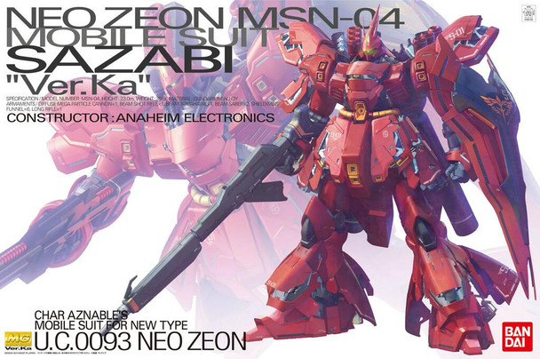 Bandai Gundam Char's Counterattack MG Sazabi (Ver. Ka) 1/100 Scale Model Kit