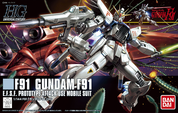 Bandai Gundam The Witch from Mercury HGUC #167 Gundam F91 1/144 Scale Model Kit