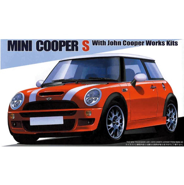Fujimi 1/24 Scale Mini Cooper S John Cooper Works Car Model Kit