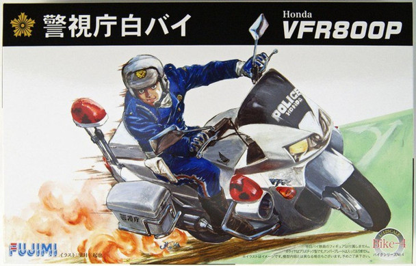 Fujimi 1/12 Scale Honda VFR800P Motorcycle Police Model Kit