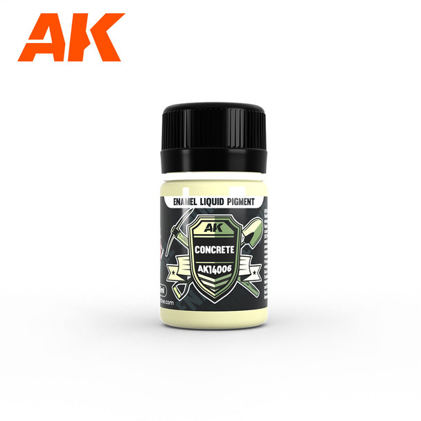 AK Interactive Enamel Liquid Pigment - Concrete 35ml