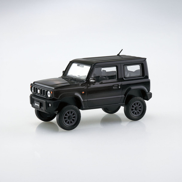 Aoshima 1/32 Scale Snap Kit #08-SP3 Suzuki Jimny Custom Wheel Bluish Black Pearl3 Model Kit