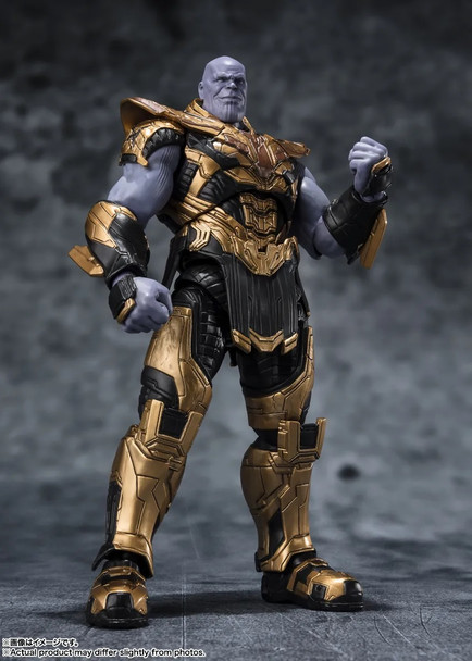 Bandai Marvel Universe Avengers Endgame Thanos Five Years Later 2023 Edition The Infinity Saga S.H. Figuarts Action Figure