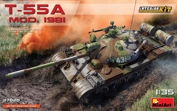 MiniArt 1/35 Scale T-55A Mod. 1981 Interior Kit Model Kit