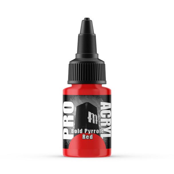Monument Hobbies Pro Acryl Standard Paint - Bold Pyrrole Red 22ml