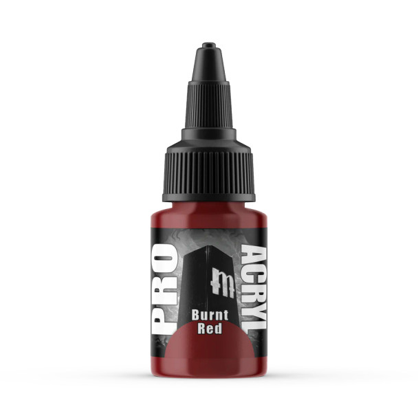 Monument Hobbies Pro Acryl Standard Paint - Burnt Red 22ml