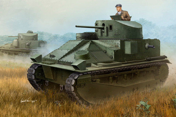 Hobby Boss 1/35 Scale Vickers Medium Tank Mk.II Model Kit