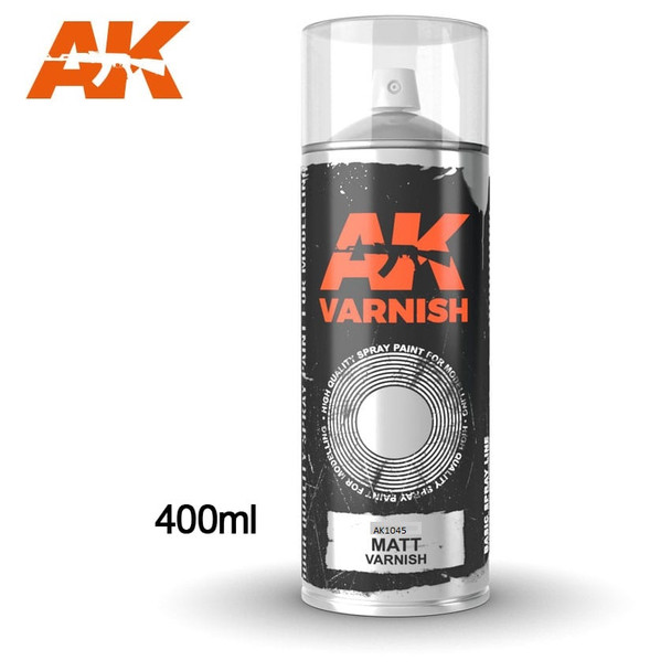 AK Interactive Sprays - Matt Varnish USA 400ml