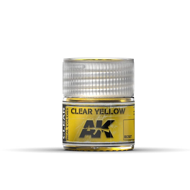 AK Interactive Real Colors Acrylic Lacquer - Clear Yellow 10ml