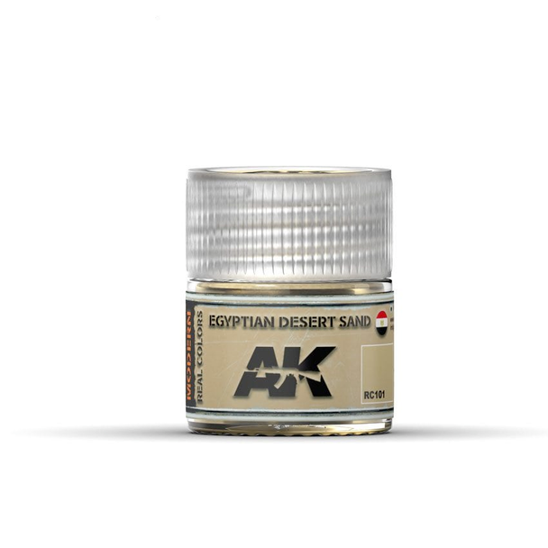 AK Interactive Real Colors Acrylic Lacquer - Egyptian Desert Sand 10ml