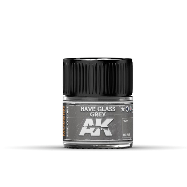 AK Interactive Real Colors Acrylic Lacquer - Have Glass Grey 10ml