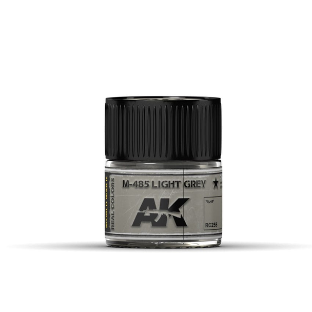 AK Interactive Real Colors Acrylic Lacquer - M-485 Light Grey 10ml