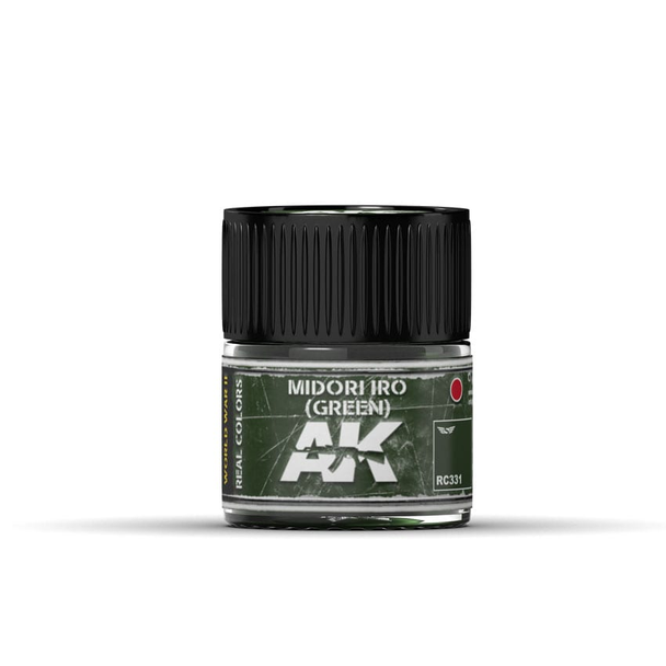 AK Interactive Real Colors Acrylic Lacquer - Midori Iro Green 10ml