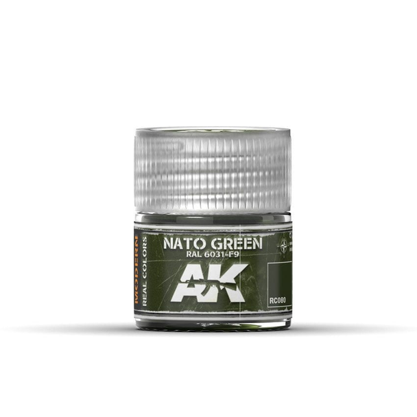AK Interactive Real Colors Acrylic Lacquer - Nato Green RAL 6031 F9 10ml