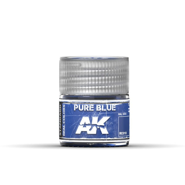 AK Interactive Real Colors Acrylic Lacquer - Pure Blue 10ml