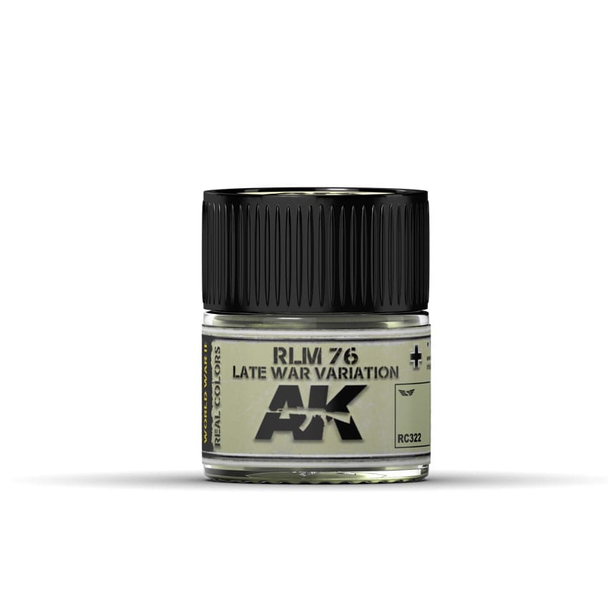 AK Interactive Real Colors Acrylic Lacquer - RLM 76 Late War Variation 10ml