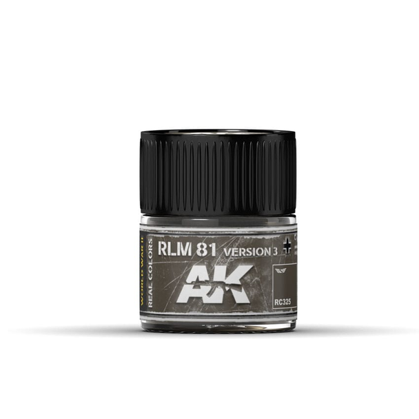 AK Interactive Real Colors Acrylic Lacquer - RLM 81 Version 3 10ml