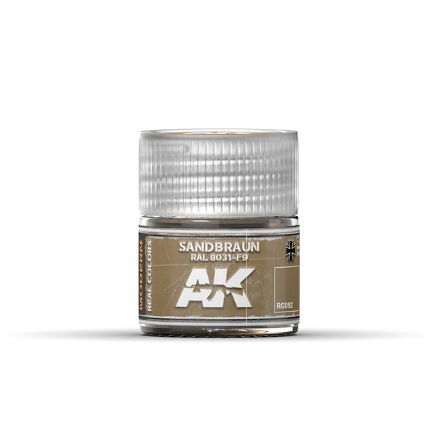 AK Interactive Real Colors Acrylic Lacquer - Sandbraun RAL 8031-F9 10ml