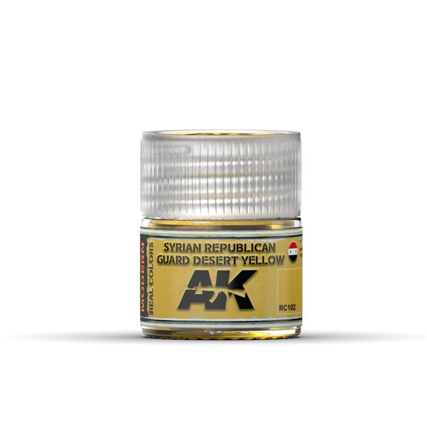 AK Interactive Real Colors Acrylic Lacquer - Syrian Republican Guard Desert Yellow 10ml