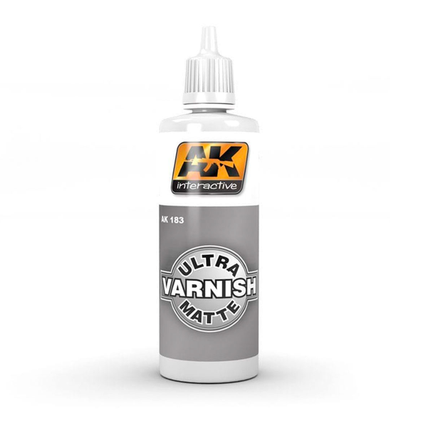 AK Interactive Acrylics - Ultra Matte Finish Top Quality Varnish 60ml