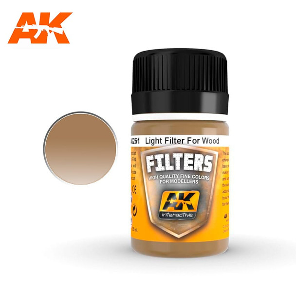 AK Interactive Filters - Light Filter for Wood 35ml