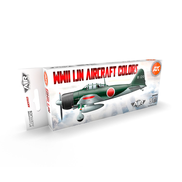 AK Interactive 3G Acrylics - Air - WWII IJN Aircraft Colors Set