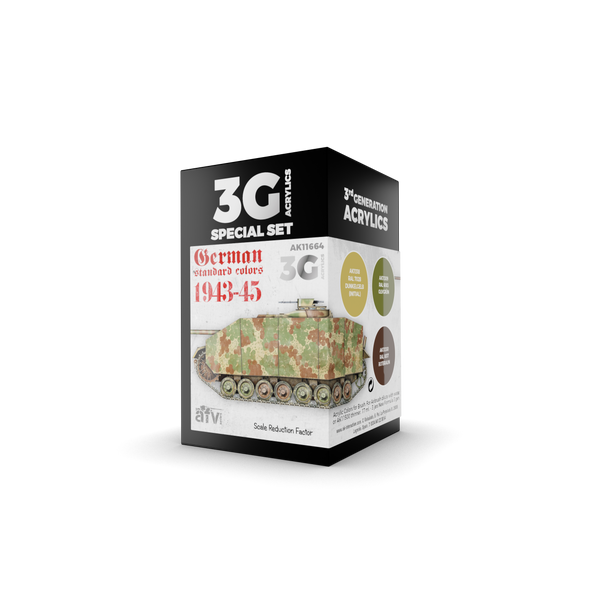 AK Interactive 3G Acrylics - AFV - German Standard 44-45 Combo Set