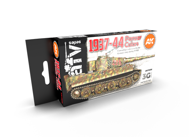 AK Interactive 3G Acrylics - AFV - German War Colors 37-44 Set