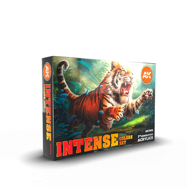 AK Interactive 3G Acrylics - Intense Colors Set