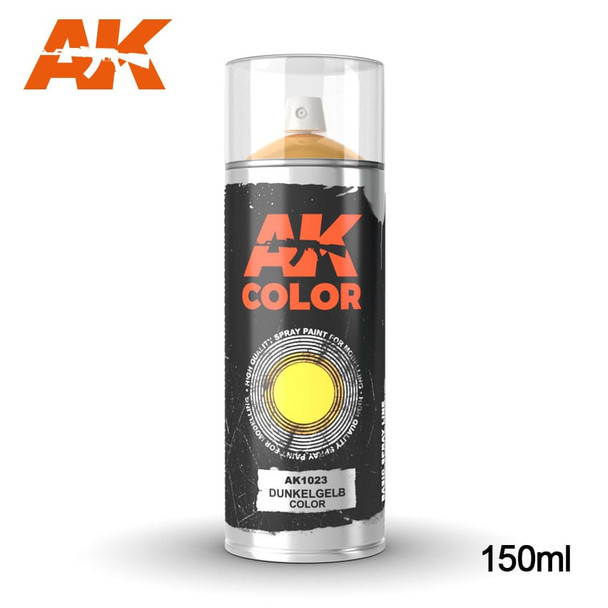AK Interactive Sprays - Dunkelgelb Color 150ml
