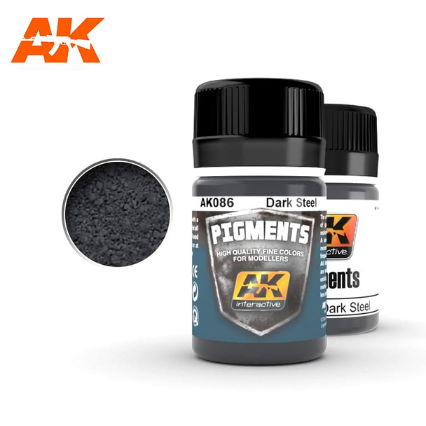 AK Interactive Pigments - Dark Steel 35ml